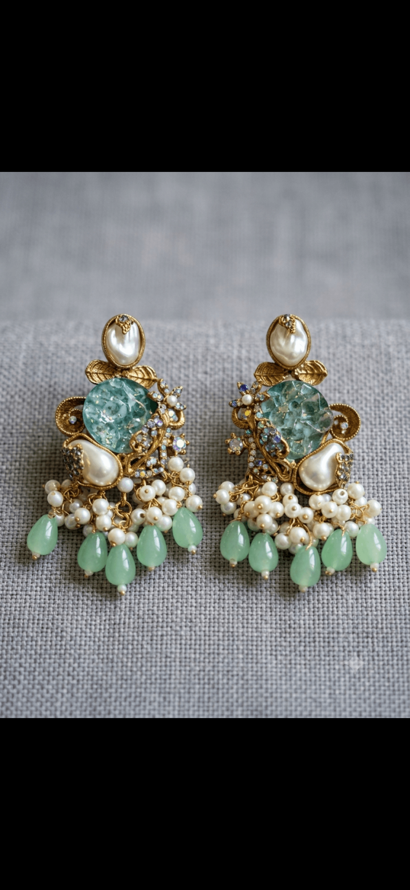 Enchanting Pink Pearl Drop Earrings 2