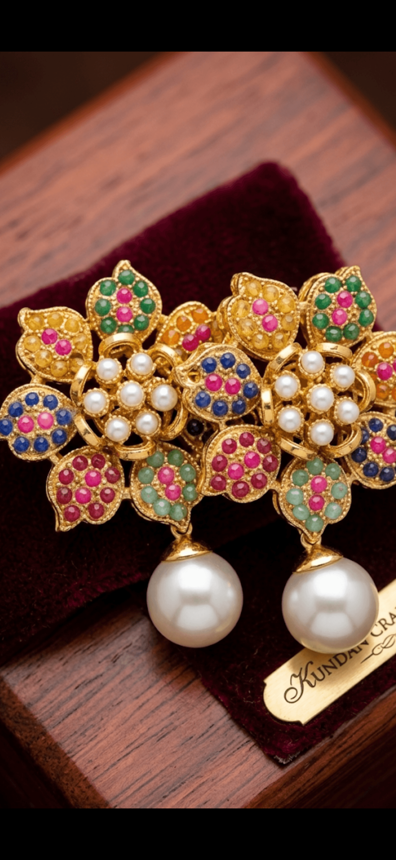 Exquisite Multi-Gemstone & Pearl Drop Earrings